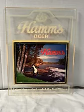 Vintage Hamms Beer Lighted Sign Toe In The Water Sign Hamm’s Bear