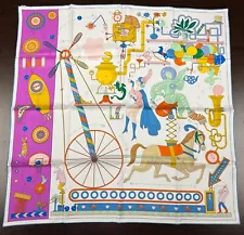 Hermes Scarf Tea For Two 90; Brand New with tag and Gift Box