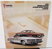 1976 Pontiac Dealer Sales Brochure Grand Le Mans Sport Coupe Mid-Sized Cars