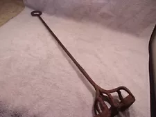 28 1/2" Antique Hand Forged Branding Iron