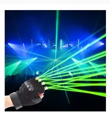 Green Red LED Laser Gloves Lighting For DJ Dancer Party Stage Show Effect