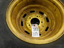 John Deere Tractor, Tire and Rim, Tag #343