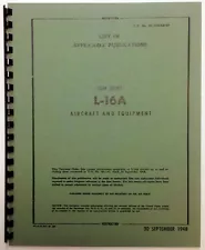 List of Applicable Publications Aeronca L-16A (Reprint)