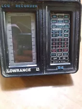 Lowrance X-4 LCG Recorder Fishfinder WORKS