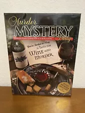 Murder Mystery Dinner Party Game A Taste for Wine and Murder - Brand New