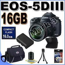 Canon EOS 5D Mark III 22.3 MP Full Frame CMOS Digital SLR Camera +EF 24-105mm f/