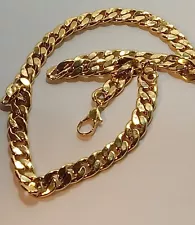 Cuban Gold Plated Chain.