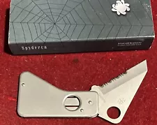 Spyderco AUS-6 Spydercard Credit Card Single Blade Frame Lock Made in Japan