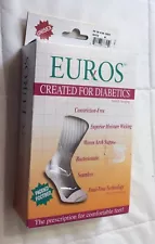 Euros Diabetic Unisex Padded Compression Socks Size Medium