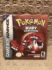 Pokémon Ruby Version Nintendo Game Boy Advance Sealed New Wata CGC Ready Sale