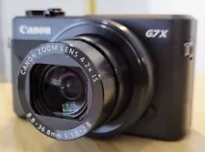 Canon PowerShot G7 X Mark II Digital Video Camera -- Free Shipping