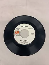 Pete Jolly - Give A Damn 7" Promo Vinyl 45 RPM - A&M Records 1969 Not For Sale