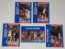 1991 Fleer ALL-Star Basketball Game Lot #234 #235 #236 #237 #238 Jordan