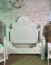 Painted Cottage Shabby Chic French Queen Size Bed