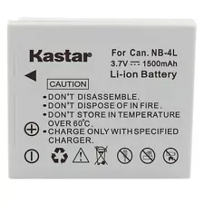 1x Kastar Battery for Canon NB-4L VIXIA mini