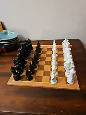 Vintage ANRI Renaissance Chess Pieces BOARD NOT FOR SALE EUC