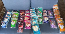 McDonalds Ty Teenie Beanie Babies Happy Meal Toys Sealed Lot of 45 Rare See Pic