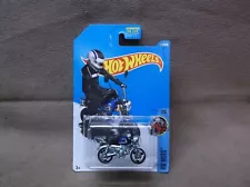 HOT WHEELS BLUE 2017 #115 HONDA MONKEY Z50 MINI BIKE MOTORCYCLE HW MOTO NIP