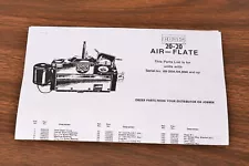 PRINTED COATS 20-20 AIR FLATE TIRE CHANGER PARTS MANUAL