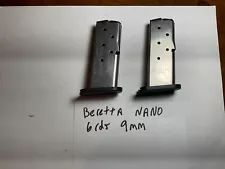 (1) PB Beretta Original Magazine NANO 9mm 6 rounds