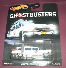 1/64 Scale 1959 Cadillac Miller Meteor ECTO-1 Ghostbusters Car Hot Wheels GJR39