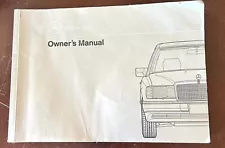 Mercedes 300E 300CE 400E 500E Owner's Manual Book 1992 Original used