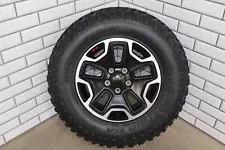 13-18 Jeep Wrangler JK JKU 17x7.5 OEM Spare 10 Slot Wheel W/BF Goodrich Tire