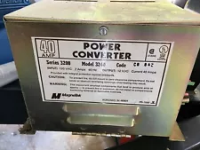 Rv / Camper Magnetek Power Converter Model 3240 40A DC