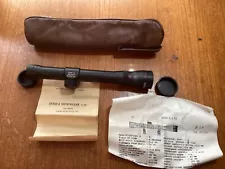 VERY RARE POSP 4x24 Rifle Scope - Made In Belarus w/Paperwork-Case