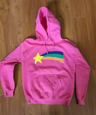 Gravity Falls MABEL Pines SWEATSHIRT Hoodie Adult S Halloween Costume Pink Star