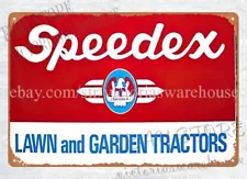 garden outdoor reproductions SPEEDEX LAWN GARDEN TRACTORS metal tin sign