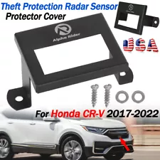 Theft Protection Radar Sensor Protector Cover For Honda CRV CR-V 2017-2022 Black