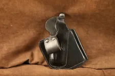 Alessi Holsters Black Leather IWB Holster RH for 3.5" Kimber Ultra Carry