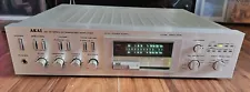 AKAI Model AM-U04 DC STEREO Integrated Amplifier Dual Power Supply WORKS GREAT!