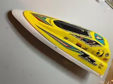 Hobby Zone 2002 Zig Zag Racer Remote-Controlled Model Jet Boat(For Parts/Repair)