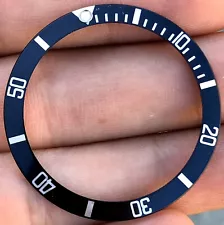 Rolex Submariner Date 16610 16610T 16800 168000 Black Tritium Bezel Insert ORIG