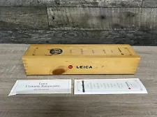 Leica Ultravid Rifle Scope Factory Wooden Box Nice With Foam And Manuals #2