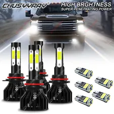 For 88-98 Chevy C10 C/K GMT400 Pickup Truck 1500/2500 4X Front LED Headlight SJ