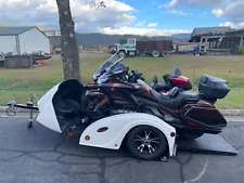 motorcycle pull behind cargo trailer