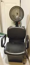 Collins Hair Dryer w/Removable Dryer, Styling Chair w/Fatigue Mat, Salon Chair