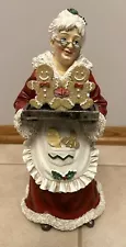 Mrs. Claus Baking Gingerbread Cookies Christmas Ceramic/Resin Hobby Lobby NEW