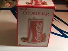 Vintage Nelson McCoy Coca-Cola Can Cookie Jar Ceramic Canister 1003 USA Coke