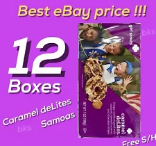 2024 Girl Scout Cookies 1 CASE Caramel Delites 12 BOXES Chocolate Coconut Samoas