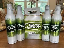 bud light lime aluminum bottles for sale