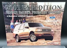 2001 Ford Expedition Eddie Bauer Sales Salesman Showroom Dealer Brochure 2pgs