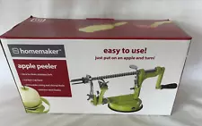 Apple Peeler, New in Box, Unused, Suction Cup Base, Instructions