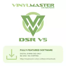 Software Vinyl Design SignArt Cutters Wide Large Format Print VinylMaster DSR V5