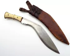 ANTIQUE VERY GOOD INDIAN NEPAL NEPALESE GURKHA'S MILITARY "KUKRI" KNIFE DAGGER.