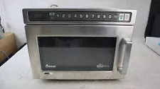 Amana Stainless Steel Commercial Microwave SER # 12540293LJ WORKS FINE!!!!