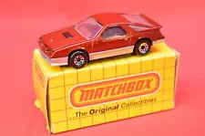 Matchbox 1984 Dodge Daytona Turbo Z MB28 #28 Hood Opens Original Box England 090